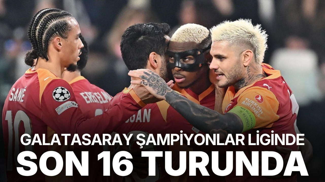 Galatasaray, UEFA Şampiyonlar Ligi'nde son 16 turunda