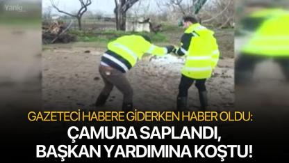 Gazeteci habere giderken haber oldu!