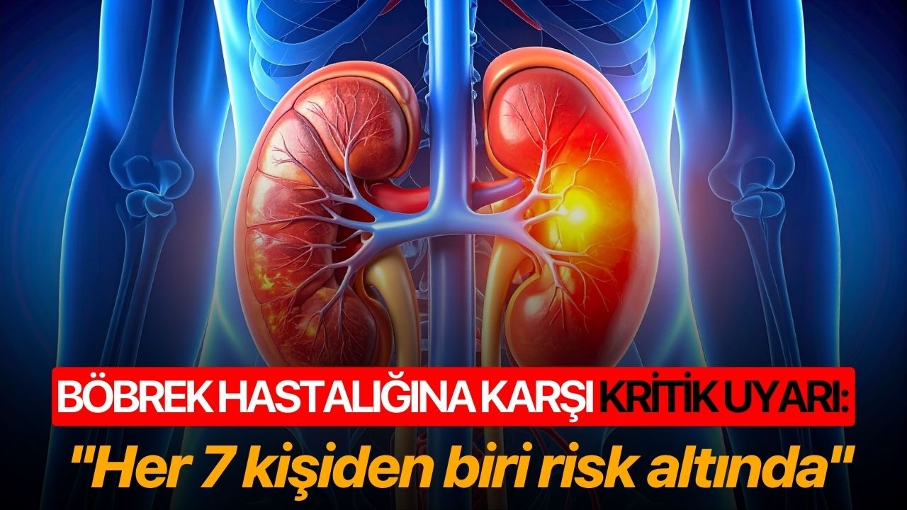 Böbrek hastalığına karşı kritik uyarı: ''Her 7 kişiden biri risk altında''
