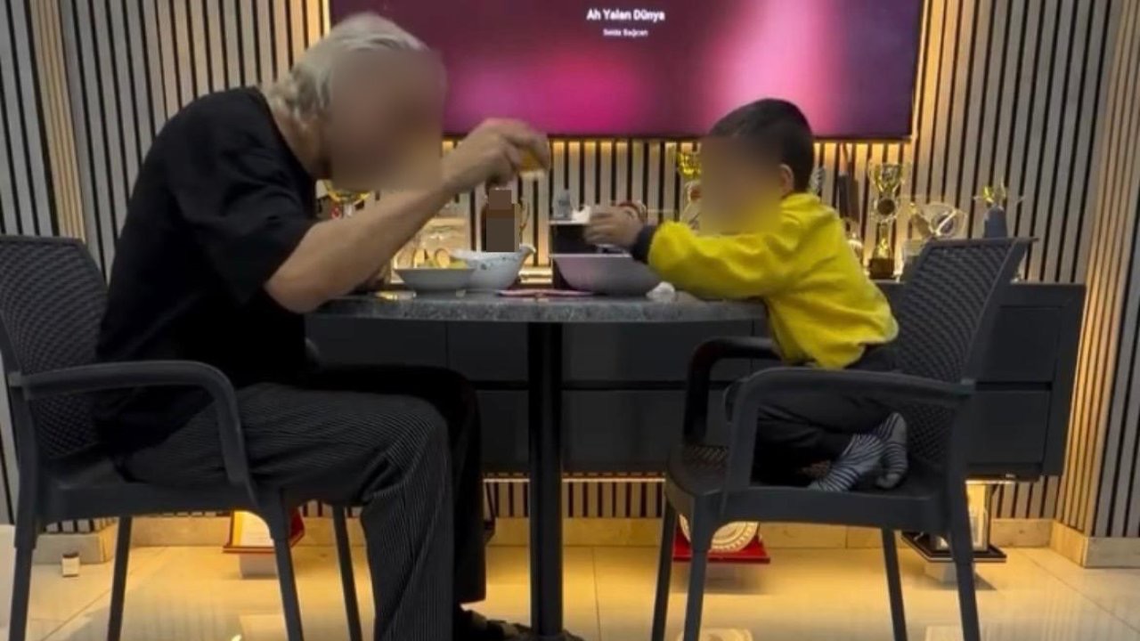 Çocuğunu alkol masasına oturtmuştu: Baba adli kontrolle serbest