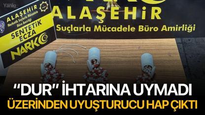 “Dur” İhtarına Uymadı, Üzerinden Uyuşturucu Hap Çıktı: 1 tutuklama