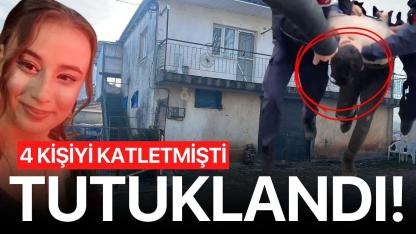 Eşini ve ailesini katletmişti! Tutuklandı