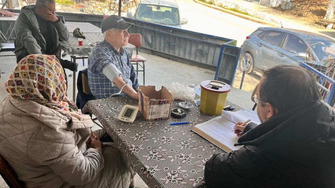İlçe Sağlık Müdürlüğü’nden Kırsal Mahallelere Sağlık Hizmeti