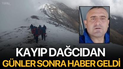 Kayıp Dağcıdan Günler Sonra Haber Geldi
