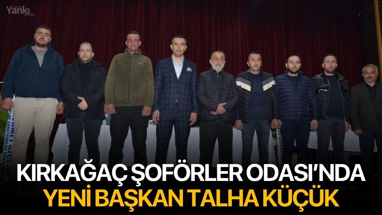 Kırkağaç Şoförler Odası’nda yeni başkan Talha Küçük