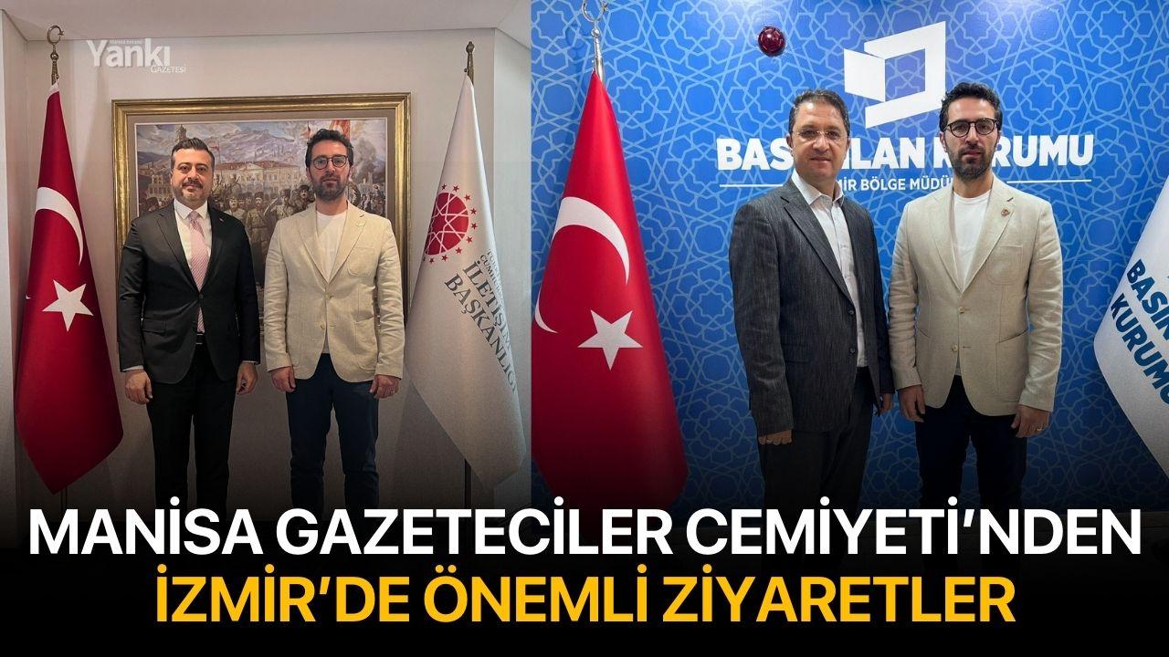 Manisa Gazeteciler Cemiyeti’nden İzmir’de önemli ziyaretler