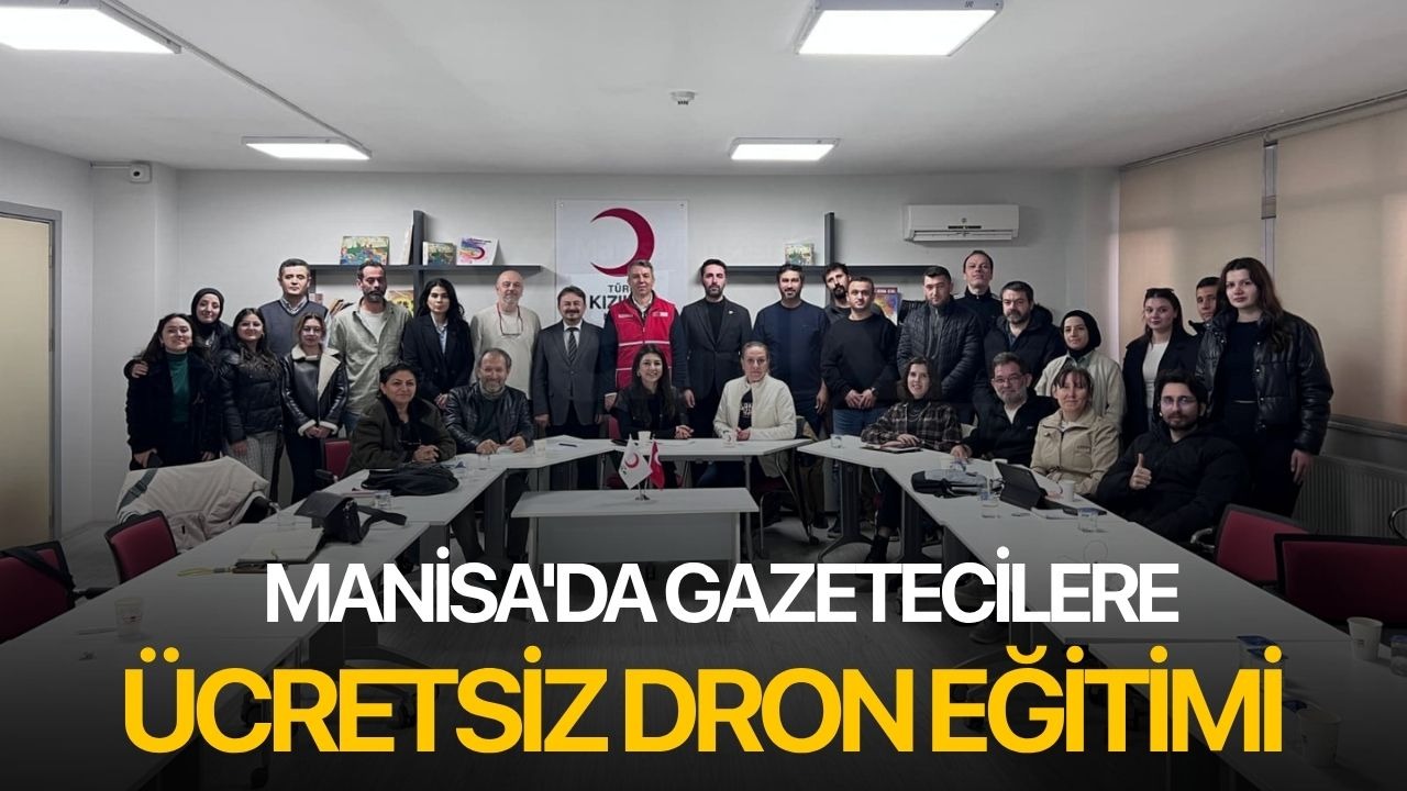 Manisa'da gazetecilere ücretsiz dron eğitimi