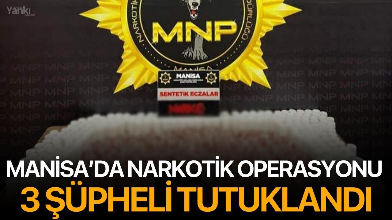 Manisa’da Narkotik Operasyonu: 3 Şüpheli Tutuklandı