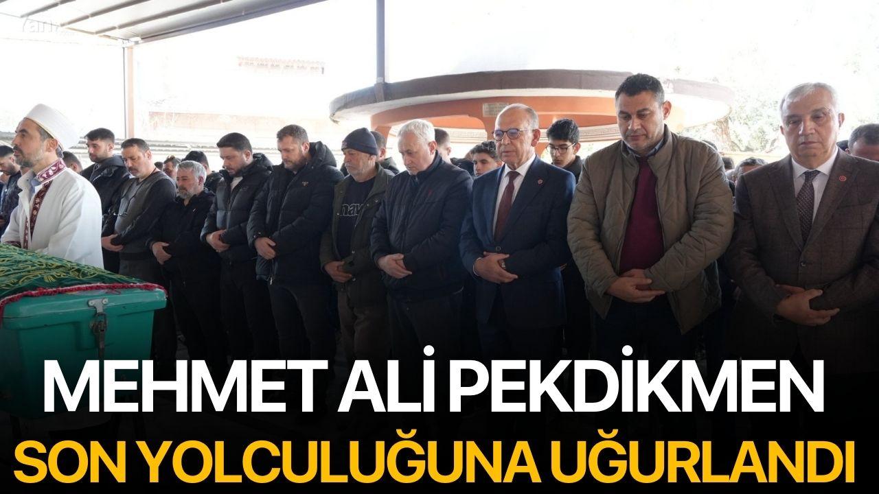 Mehmet Ali Pekdikmen son yolculuğuna uğurlandı
