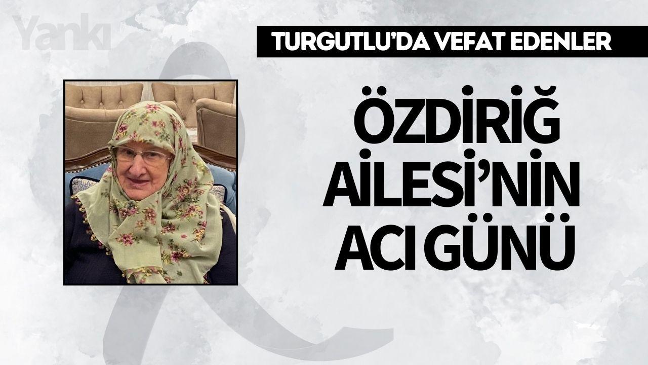 Özdiriğ Ailesi’nin Acı Günü