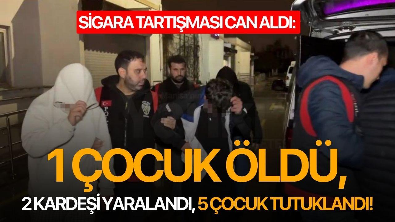 Sigara tartışması can aldı: 1 çocuk öldü, 2 kardeşi yaralandı, 5 çocuk tutuklandı!