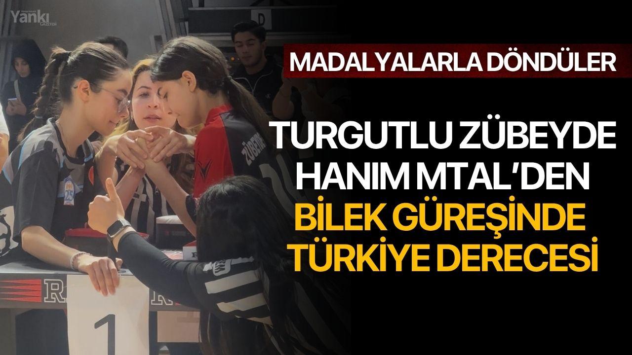 Turgutlu Zübeyde Hanım MTAL’den Bilek Güreşinde Türkiye Derecesi