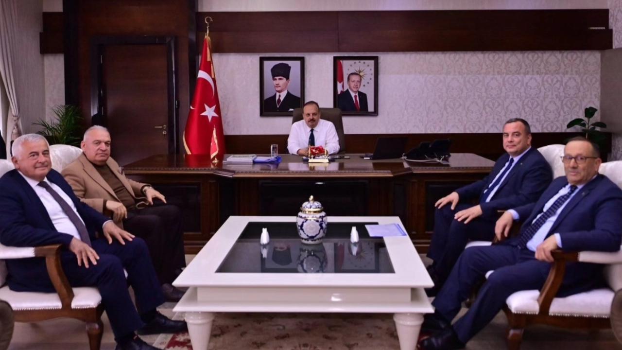 TUTSO Başkanı Aydın'dan Aydın Valisi Canbolat'a ziyaret
