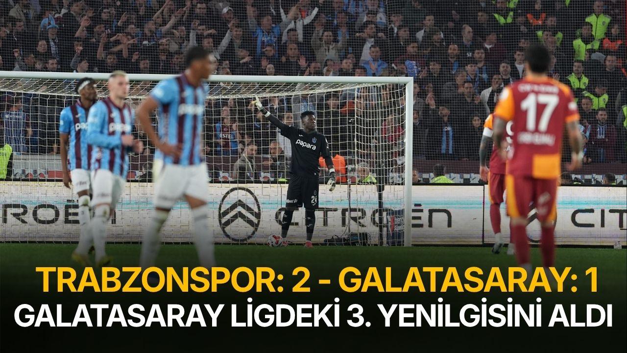 Galatasaray ligdeki 3. yenilgisini aldı
