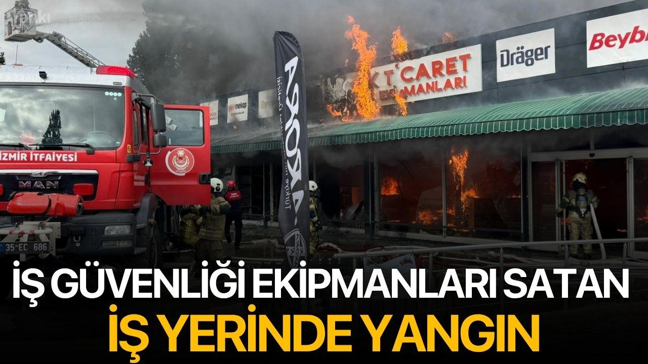 İş Güvenliği Ekipmanları Satan İş Yerinde Yangın