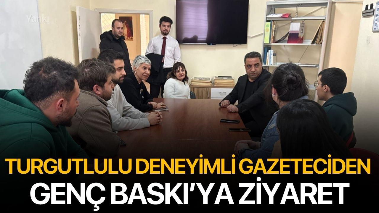 Turgutlulu deneyimli gazeteciden Genç Baskı’ya ziyaret