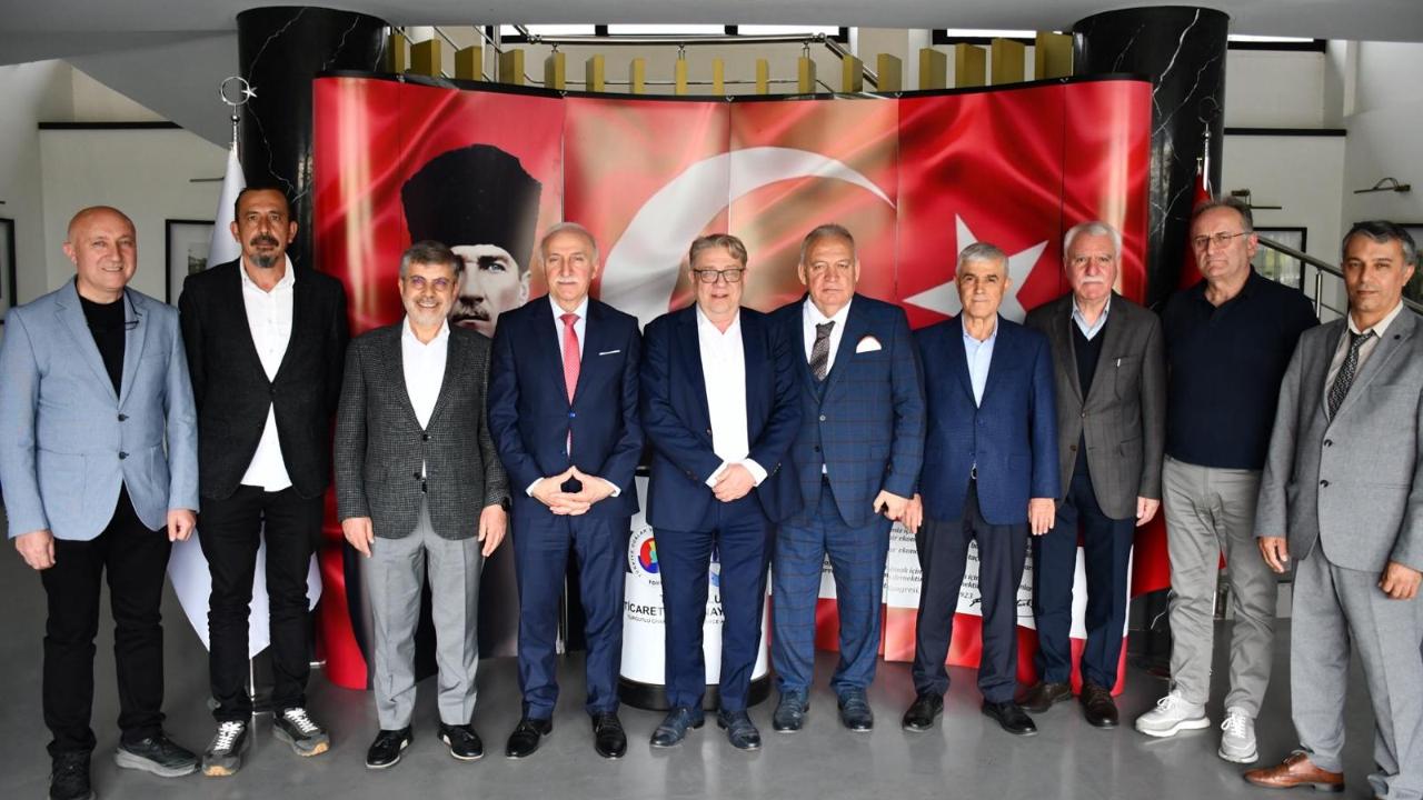 TUTSO Başkanı Faruk Aydın Misafirlerini Ağırladı