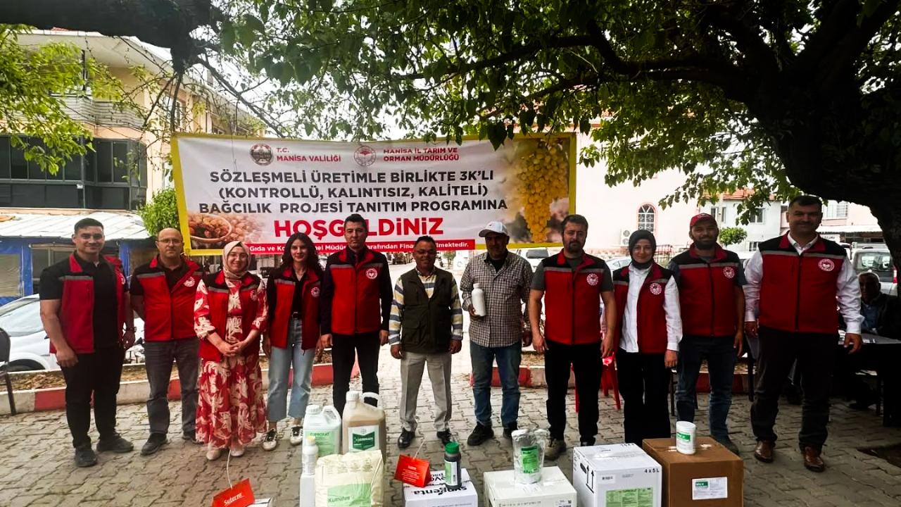 Ahmetli’de Bağcılara Biyolojik Mücadele Desteği