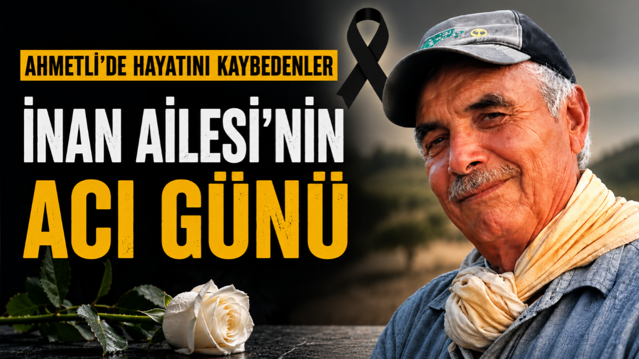Ahmetli’de Hayatını Kaybedenler: İnan Aİlesi’nin Acı Günü