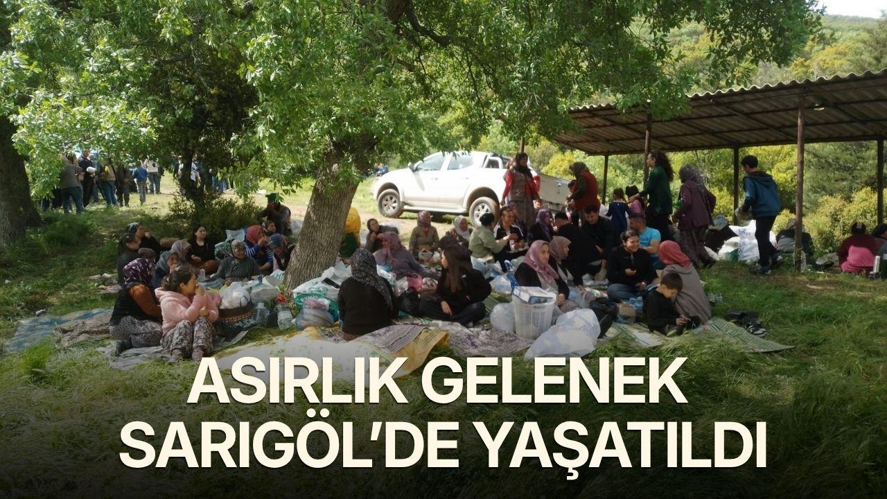 Asırlık gelenek Sarıgöl’de yaşatıldı