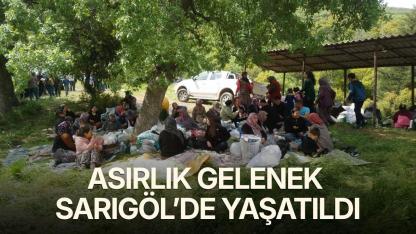 Asırlık gelenek Sarıgöl’de yaşatıldı