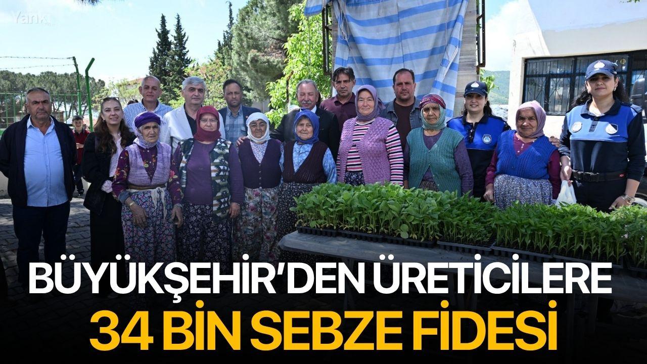 Büyükşehir’den Üreticilere 34 Bin Sebze Fidesi
