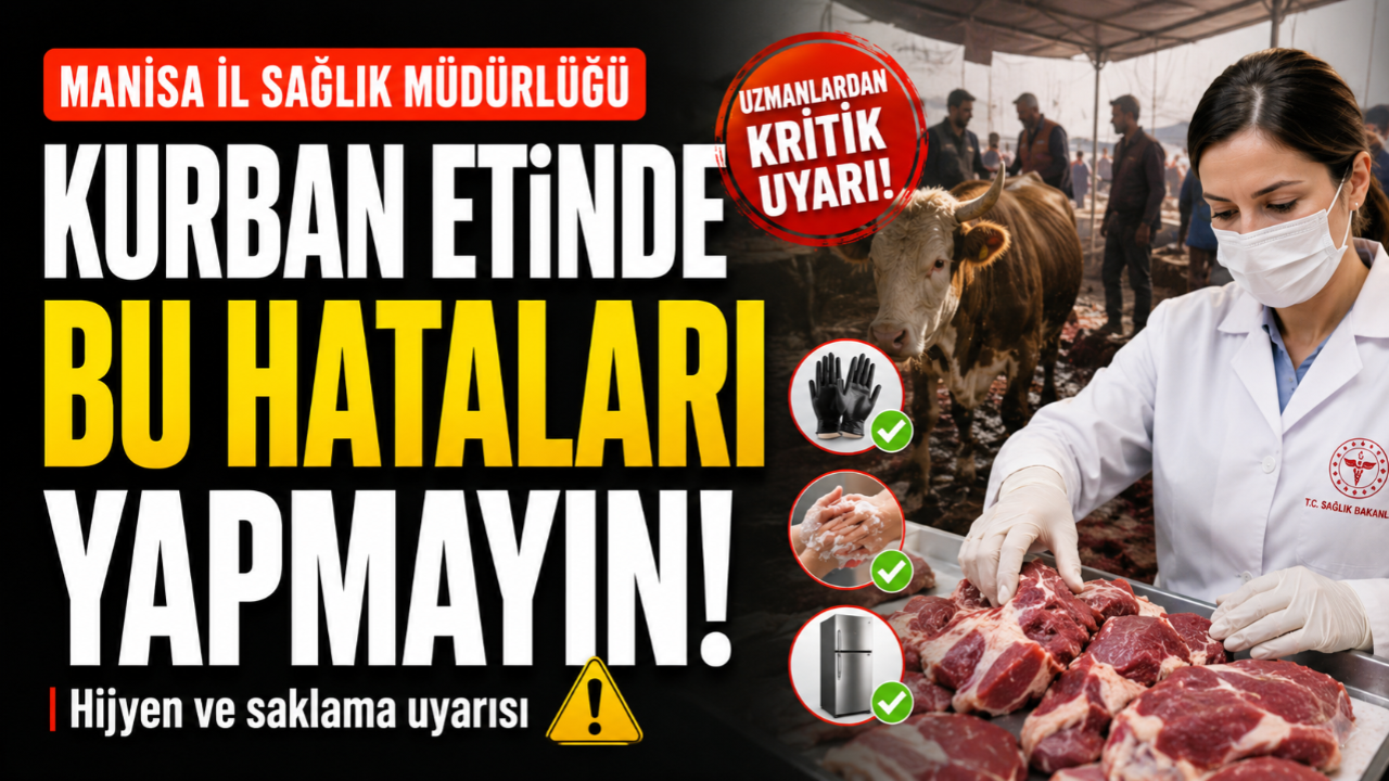 İl Sağlık Müdürlüğü: "Kurban etinde bu hataları yapmayın!"
