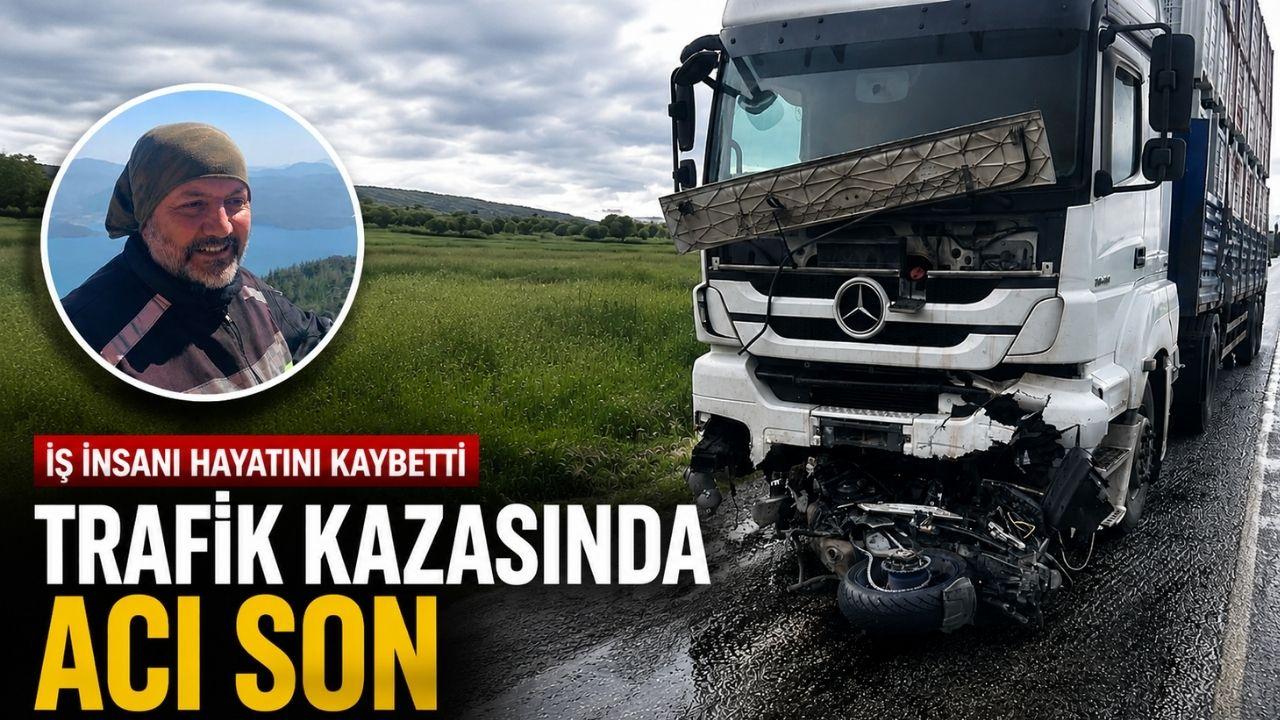 İş insanı motosiklet kazasında hayatını kaybetti