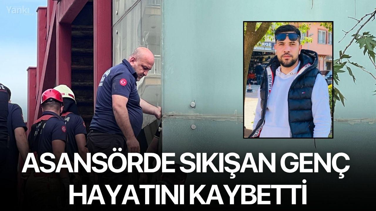 Manisa'da Asansörde Sıkışan Genç Hayatını Kaybetti