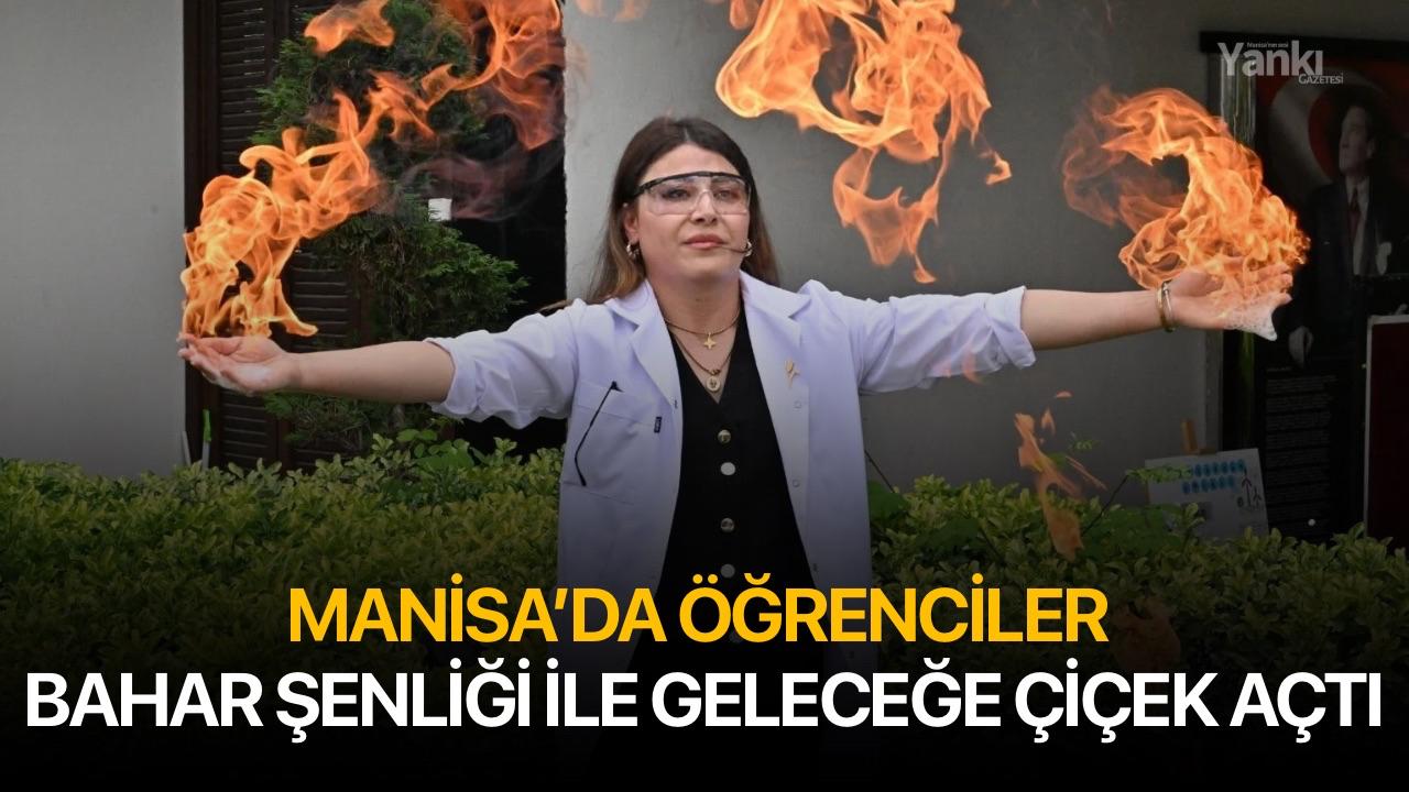 Manisa’da öğrenciler bahar şenliği ile geleceğe çiçek açtı