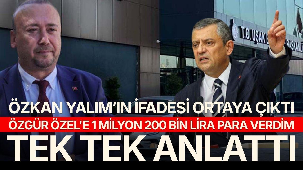 Özkan Yalım'ın ifadesi ortaya çıktı! Tek tek anlattı
