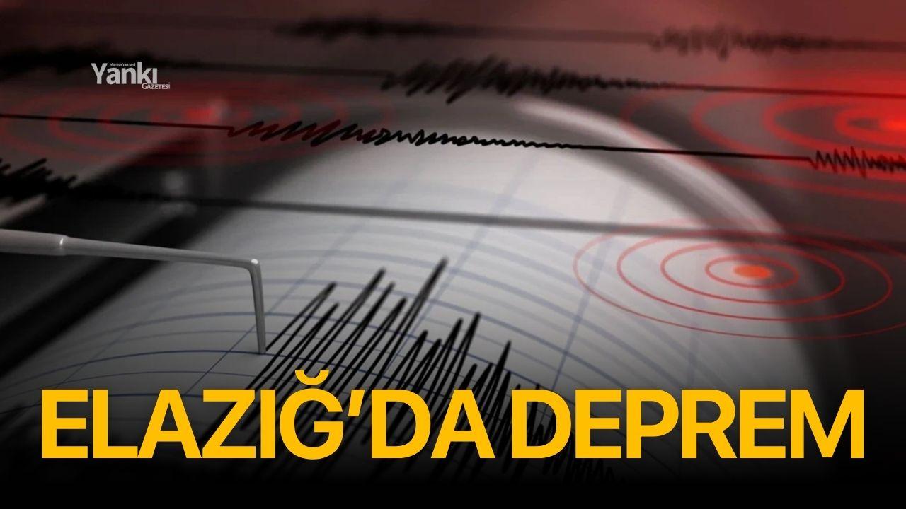 Son dakika! Elazığ'da deprem