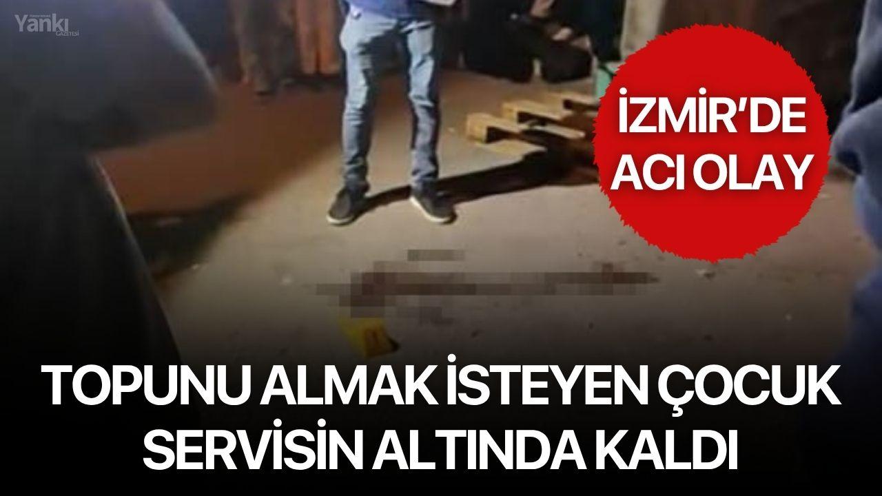Topunu Almak İsteyen Çocuk Servisin Altında Kaldı