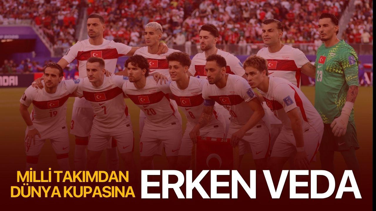 A Milli Futbol Takımı’ndan, FIFA Dünya Kupası’na erken veda