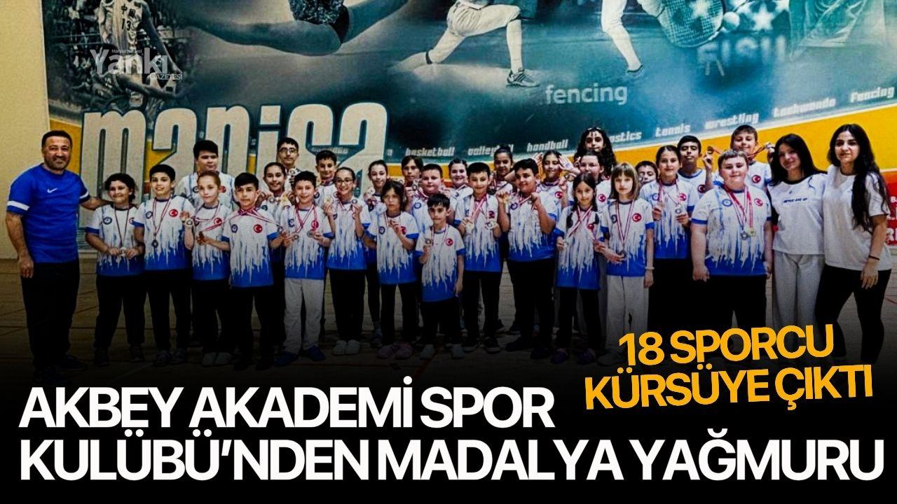 Akbey Akademi Spor Kulübü’nden Madalya Yağmuru: 18