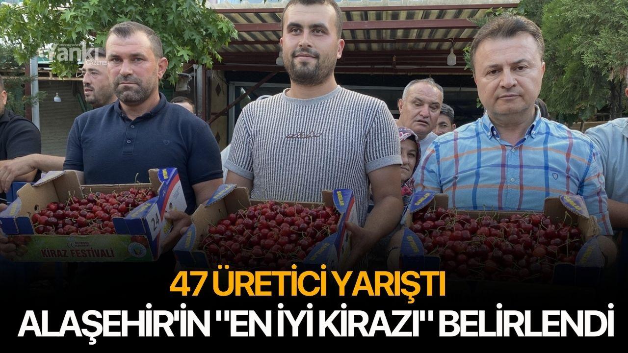 Alaşehir'in "en iyi kirazı" belirlendi