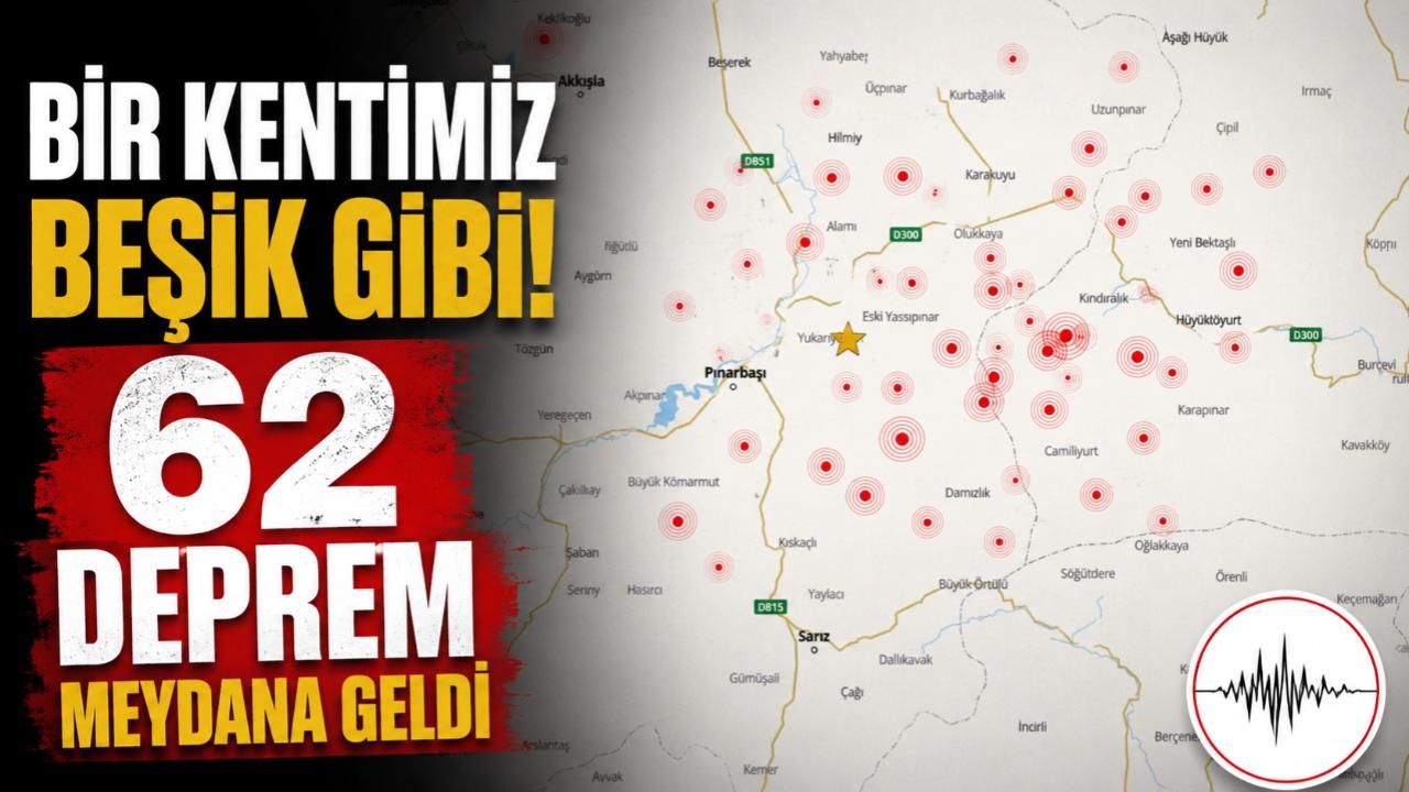 Bir kentimiz beşik gibi! Peş peşe 62 deprem