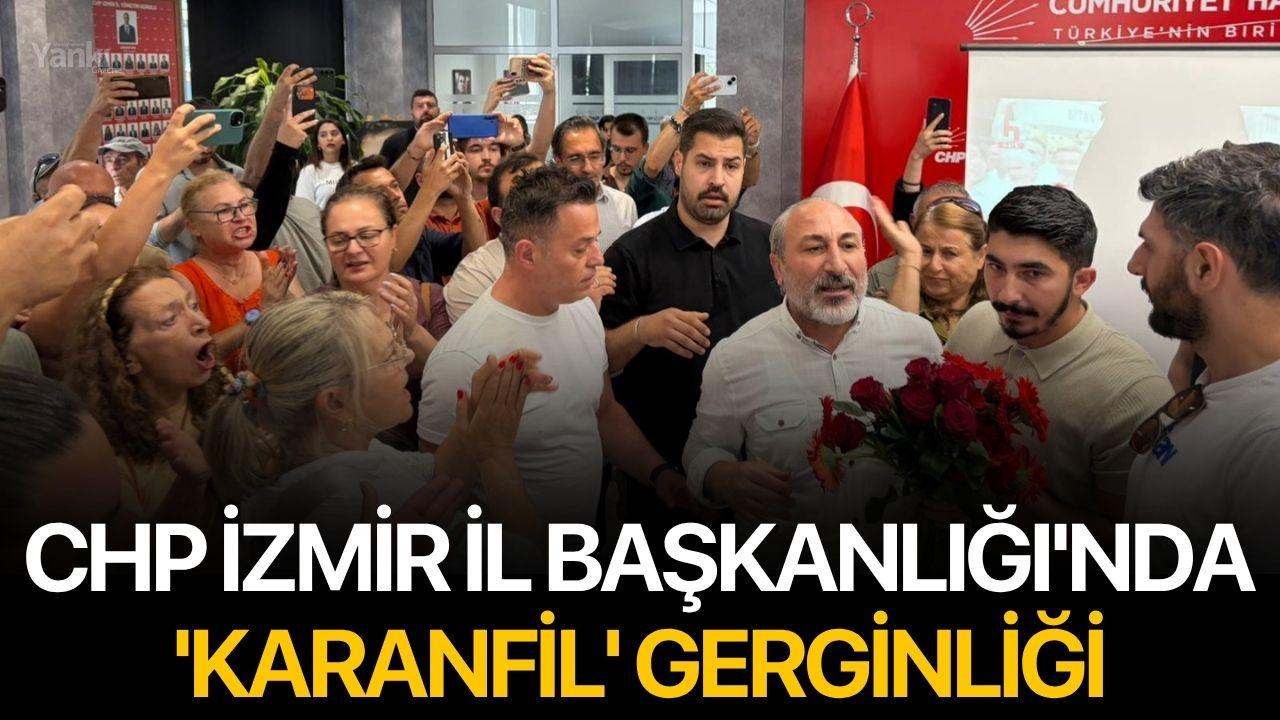 CHP İzmir İl Başkanlığı'nda 'Karanfil' gerginliği