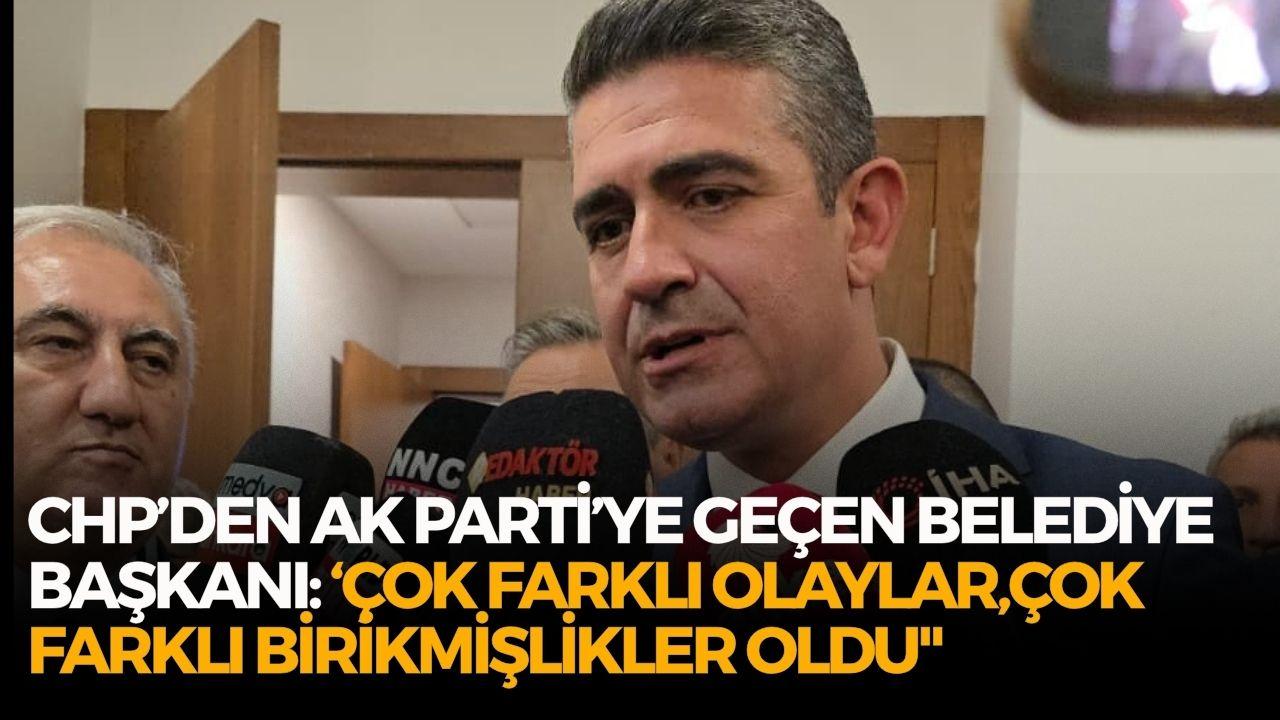CHP’den AK Parti’ye geçen Haymana Belediye Başkanı Koç: "Çok farklı olaylar, çok farklı yaşanmışlıklar, çok farklı birikmişlikler oldu"