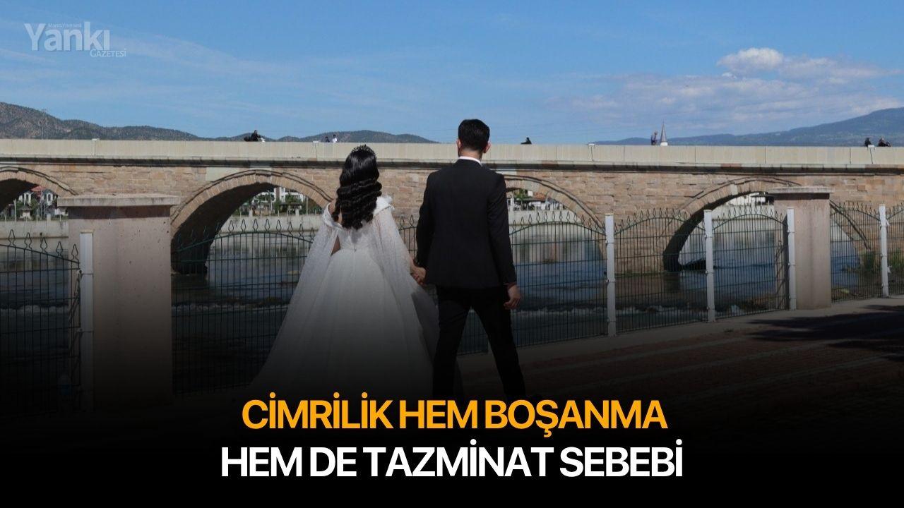 Cimrilik hem boşanma hem de tazminat sebebi