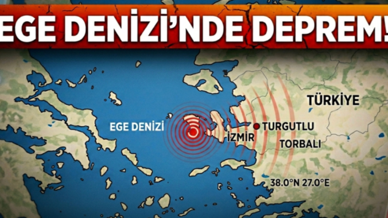 Ege Denizi’nde deprem