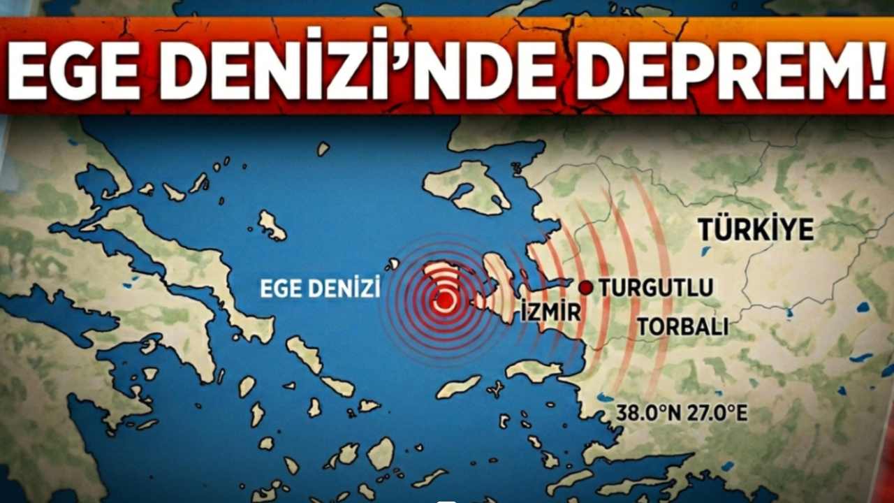 Ege Denizi’nde deprem!