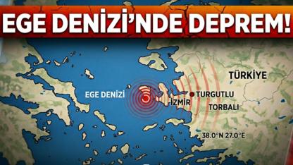 Ege Denizi’nde deprem!