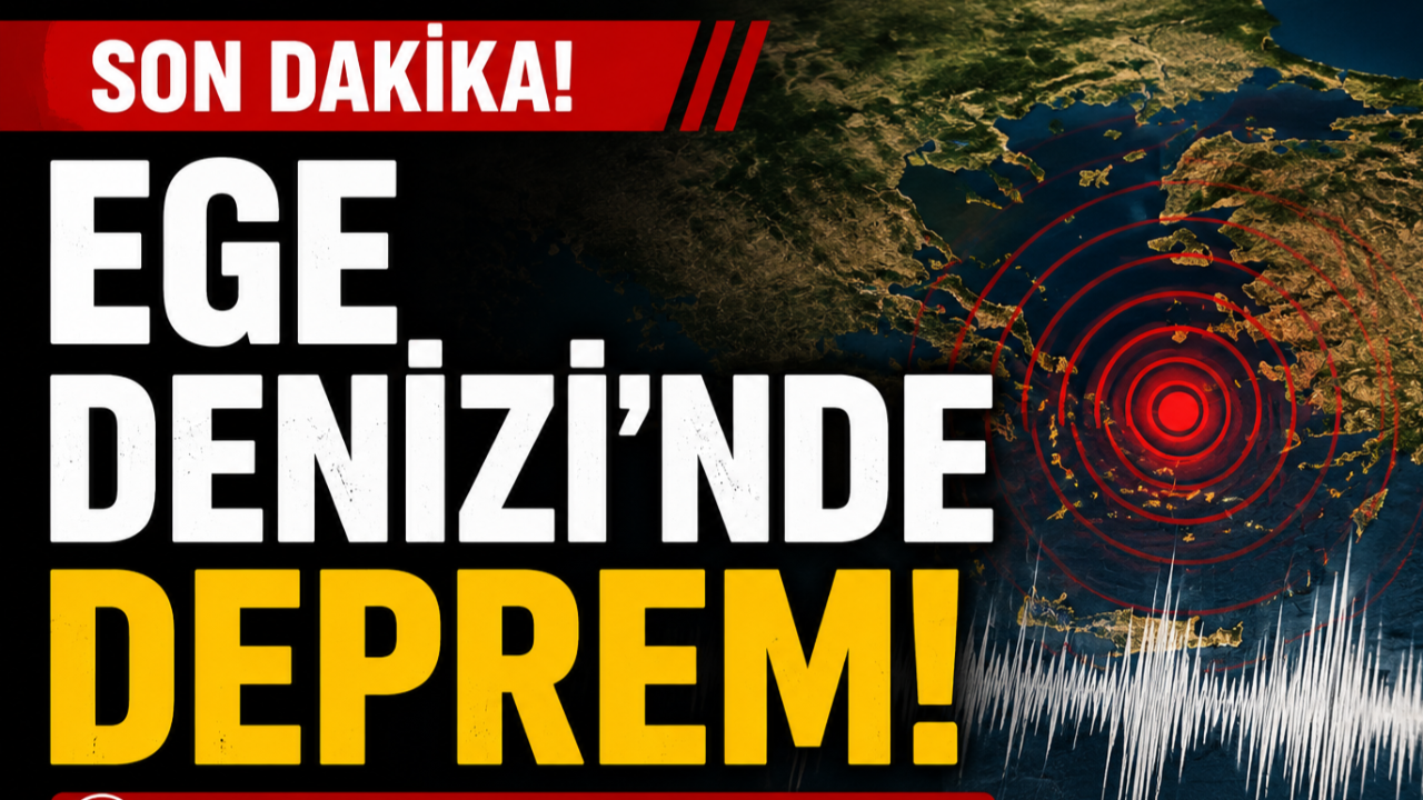Ege Denizi'nde Deprem!