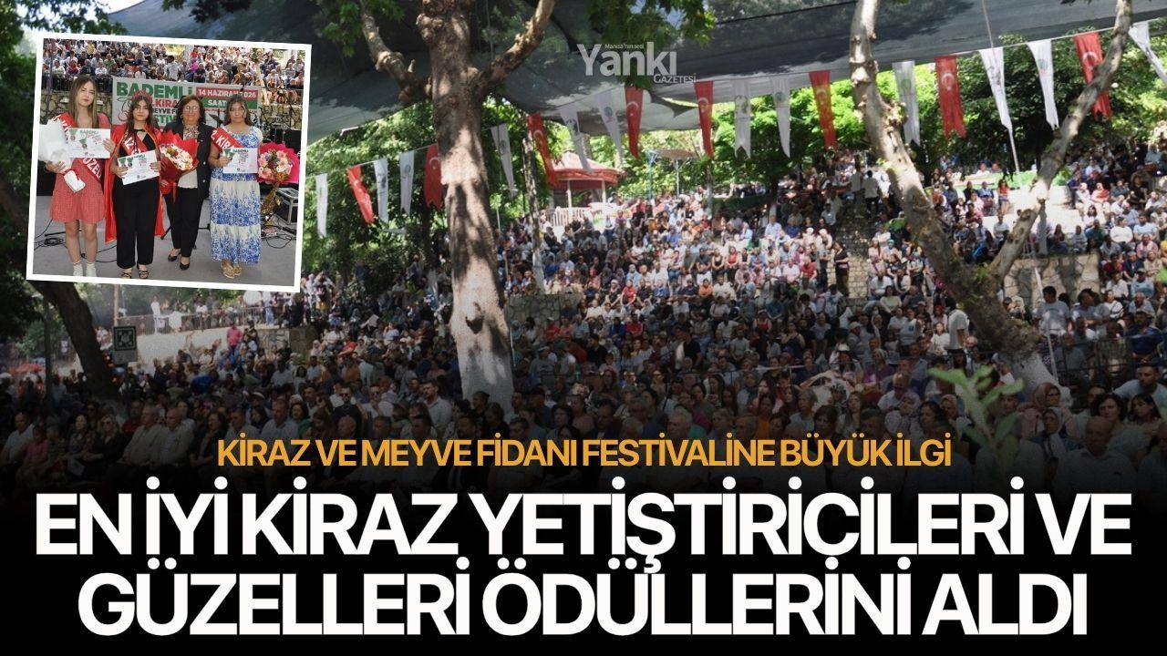 En iyi kiraz yetiştiricileri ve güzelleri ödüllerini aldı