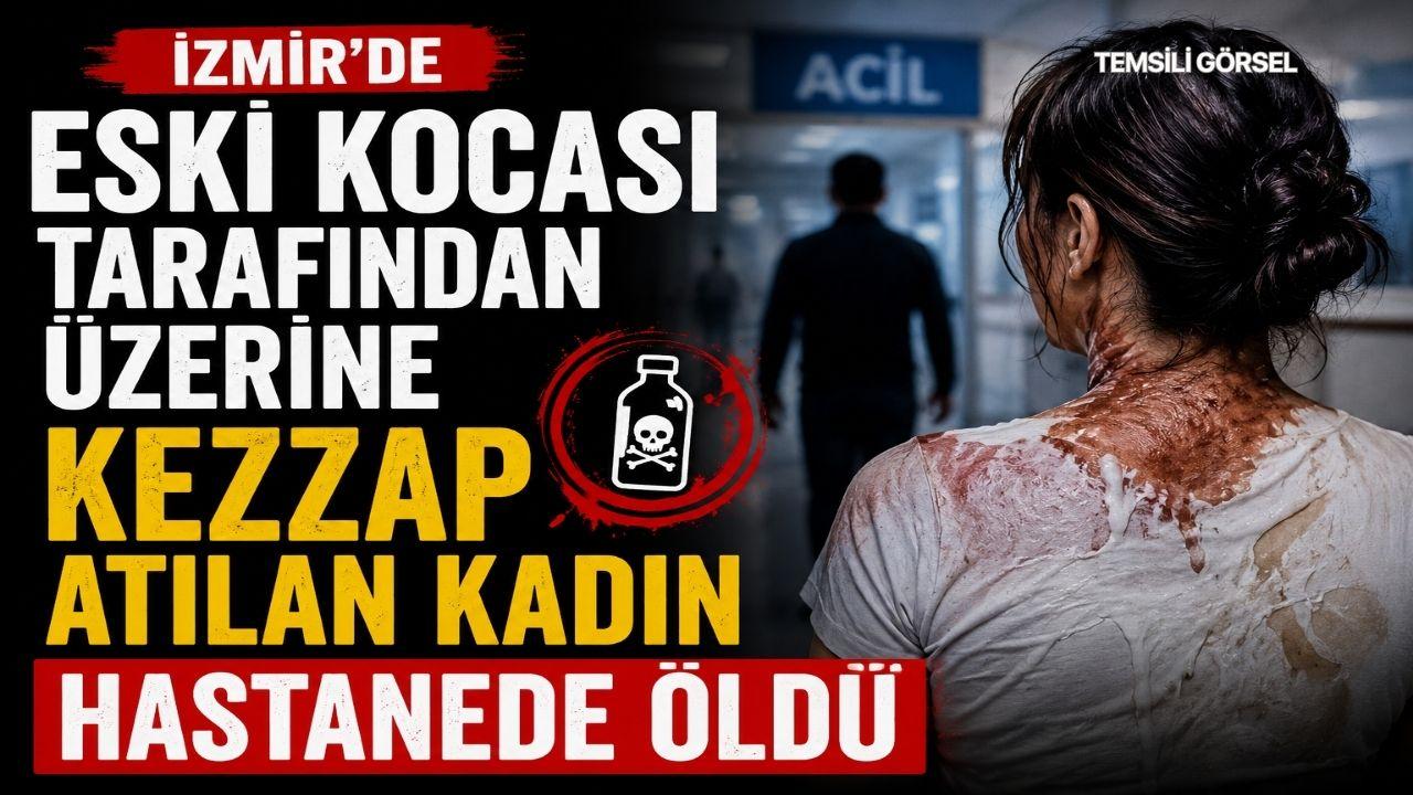 Eski kocası tarafından üzerine kezzap atılan kadın hastanede