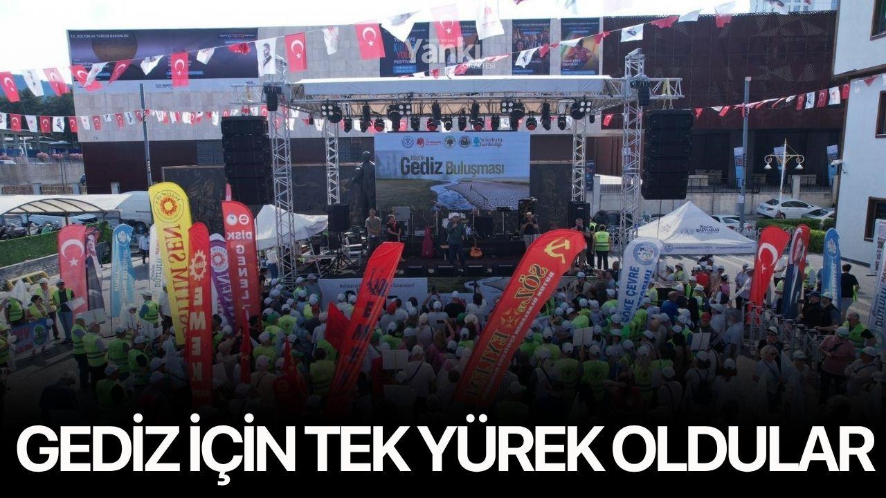 Gediz için tek yürek oldular