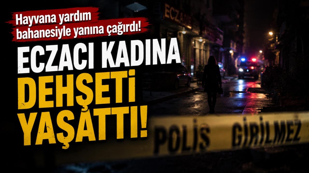 Hayvana yardım bahanesiyle yanına çağırdı! Eczacı kadına dehşeti yaşattı