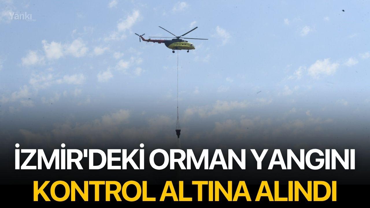 İzmir'deki orman yangını kontrol altına alındı