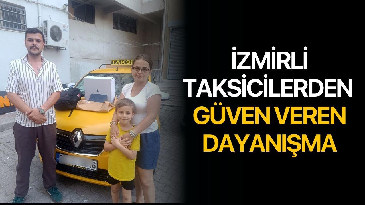 İzmirli Taksicilerden Güven Veren Dayanışma
